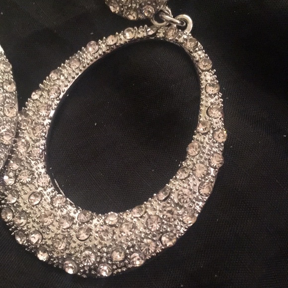 COPY - NWT rhinestone earrings pierced - Picture 3 of 6